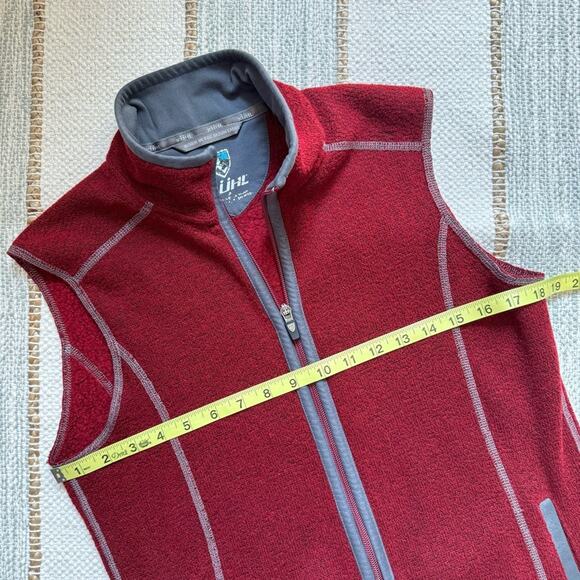Kuhl Red Fleece Full Zip Sweater Vest Women’s Size Small - Picture 8 of 10